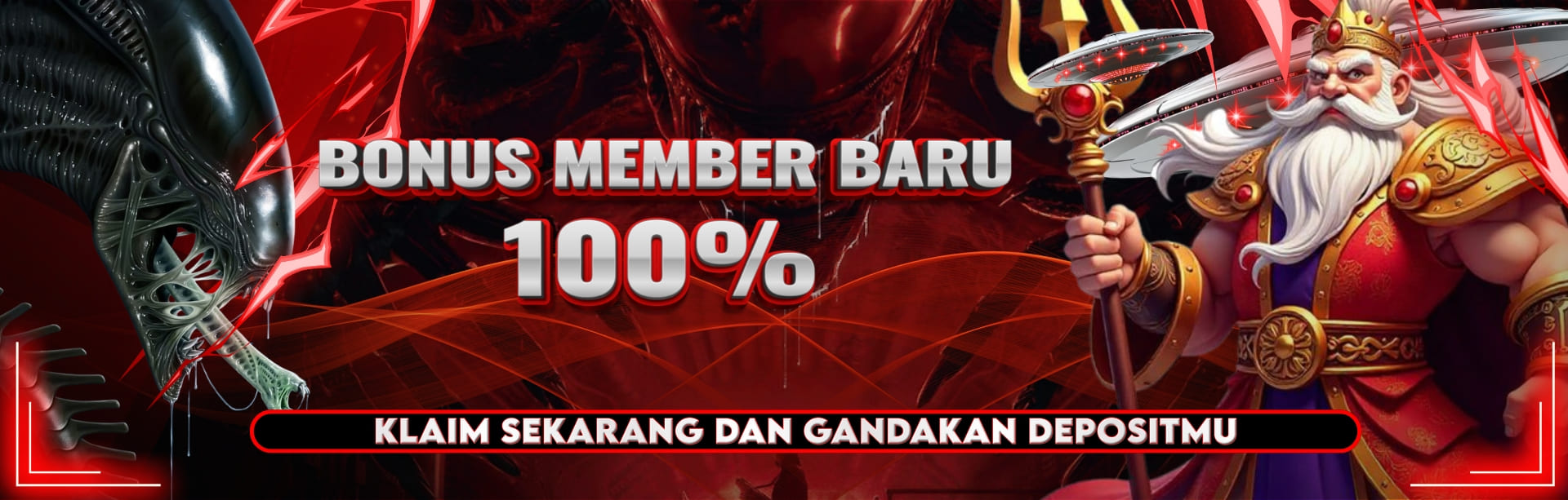 BONUS MEMBER BARU 100%