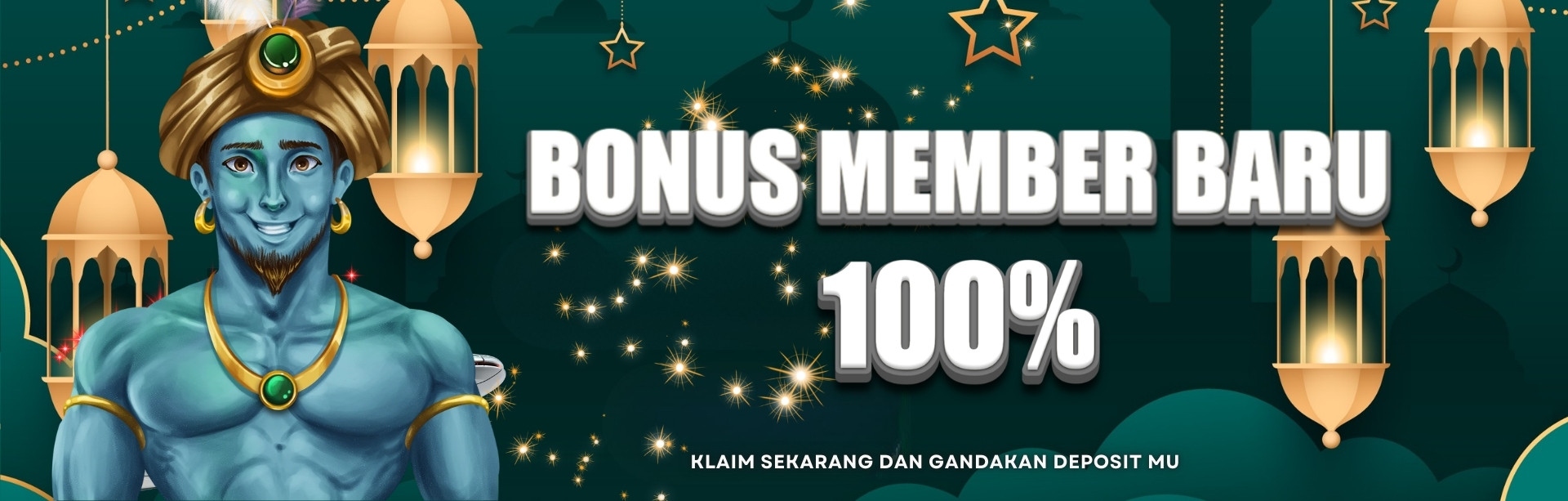 BONUS MEMBER BARU 100%