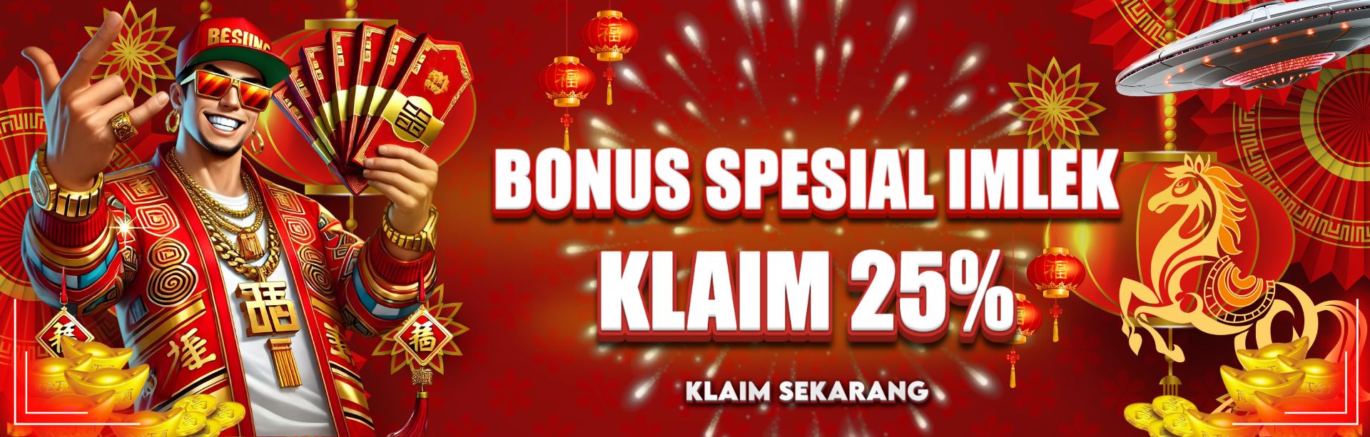 SPECIAL BONUS TAHUN BARU IMLEK 25%