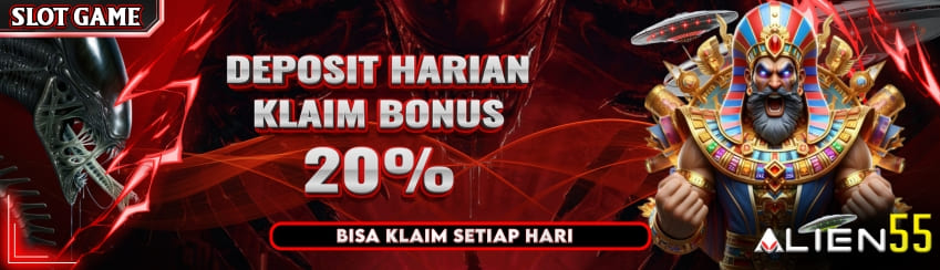 BONUS HARIAN SLOT 20%