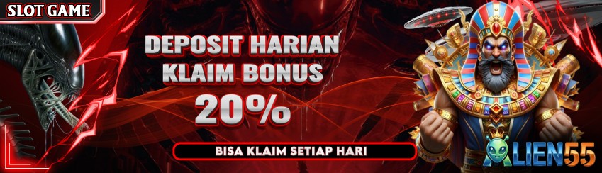 DEPOSIT HARIAN SLOT 20%