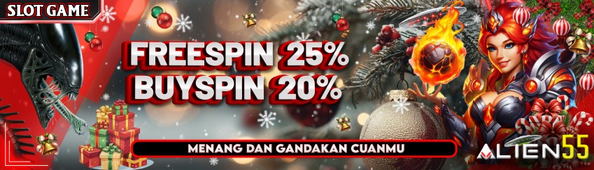 BONUS FREE SPIN 25% DAN BUY SPIN 20%