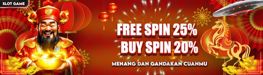 FREE SPIN & BUY SPIN (25% & 20%)