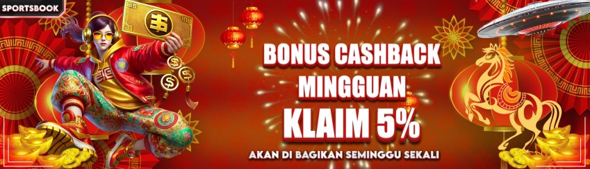 CASHBACK SPORTSBOOK 5%