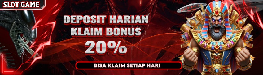 DEPOSIT HARIAN SLOT 20%